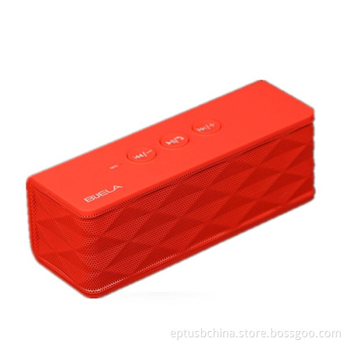 FM Radio Function Square Shape Cheap Wireless Bluetooth Speaker (EB-03)